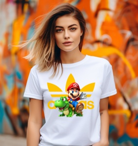 Tricou Damă Super Mario Winner Dragon