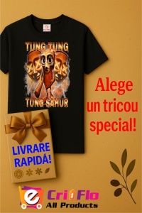 Tricou Dama Tralalero TraLaLa cu Tung Tung Tung Sahur Funny Meme Brainrot Humor Gen Z - Img 8
