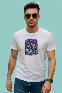 Tricou Danylo Isidor Haiti Jucator Fotbal, din bumbac 100% , tricou alb pentru Copii | Dama | Barbat