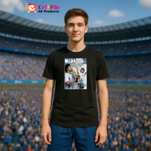 Tricou Diego Maradona Mana lui Dumnezeu - Copii | Dama | Barbat - Img 11