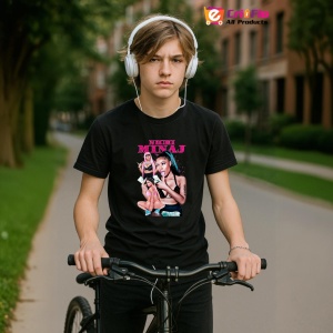 Tricou Eazy-E - Red Logo, muzica POP, Dama | Barbat | Copii, Culoare Negru - Img 10