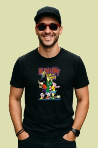 Tricou Ed Edd si Eddy trio amuzant de baieti in aventuri haioase de cartier, Copii | Dama | Barbat , tricou negru - Img 4
