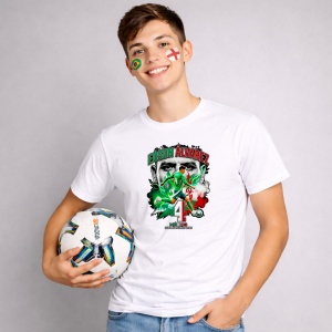 Tricou Edson Alvarez Mexico World Cup Fifa 2026, din bumbac 100%, tricou alb, Copii | Dama | Barbat