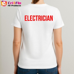 Tricou ELECTRICIAN, Personalizat | Unisex Dama si Barbat - Img 3