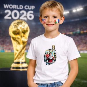 Tricou Emiliano Martínez World Cup Fifa 2026 V3, din bumbac 100%, tricou alb, Copii | Dama | Barbat - Img 5
