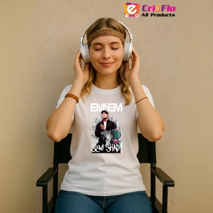 Tricou Eminem SLIM SHADY minimal, muzica Pop, Dama | Barbat | Copii - Img 5
