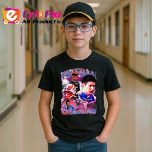 Tricou Esteban Ocon Colaj Portret Si Masina Echipa Alpin Formula 1, Copii | Dama | Barbat - Img 5