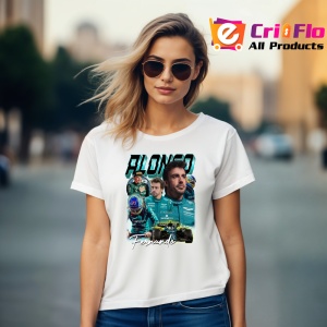 Tricou Fernando Alonso Colaj Echipa Aston Martin Formula 1, Copii | Dama | Barbat - Img 9