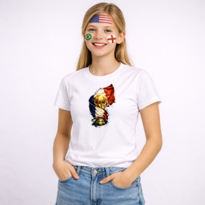Tricou France World Cup Fifa 2026, din bumbac 100%, tricou alb, Copii | Dama | Barbat