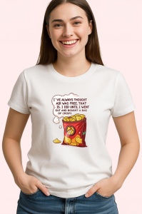Tricou Free Air Until Bag Of Crisps, Copii | Dama | Barbat
