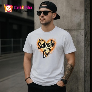 Tricou from satoshi with love, de la satoshi cu dragoste, Copii | Dama | Barbat - Img 5