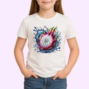 Tricou Fruct dragon si apa, Fructe, Copii | Dama