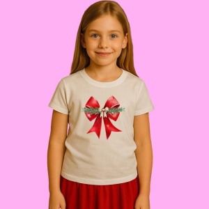 Tricou Funda Rosie Satin Simpla Lunga, din bumbac 100%, tricou alb, Copii | Dama | Barbat - Img 2