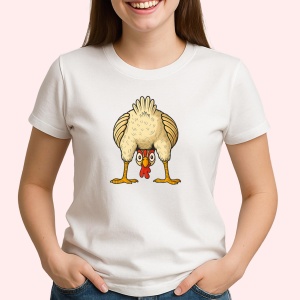 Tricou Gaina cu fundul in sus - Copii | Dama | Barbat