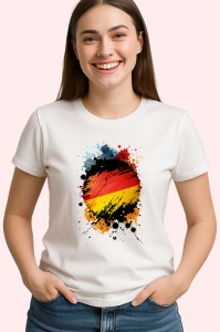 Tricou Germany Steag Splash Art, Copii | Dama | Barbat - Img 4