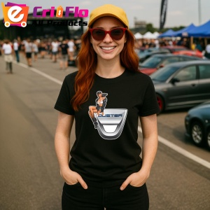 Tricou Girl Cu Logo Dacia Duster | Unisex Dama si Barbat - Img 2