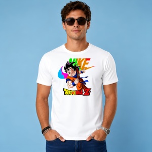 Tricou Goku Dragon Ball Z Power Up Ilustratie Urbana, din bumbac 100% Copii | Dama | Barbat - Img 3