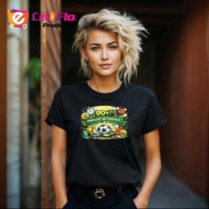 Tricou Grafica Fotbal Minge Si Trofeu V2, din bumbac 100%, tricou negru Copii | Dama | Barbat - Img 8