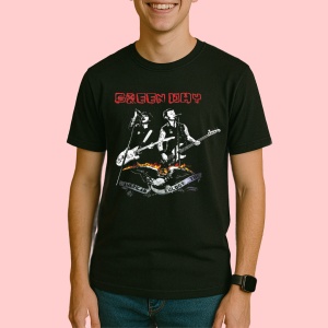 Tricou Green Day, muzica Rap, Dama | Barbat | Copii, Culoare Negru - Img 3