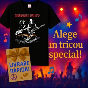 Tricou Green Day, muzica Rap, Dama | Barbat | Copii, Culoare Negru - Img 7