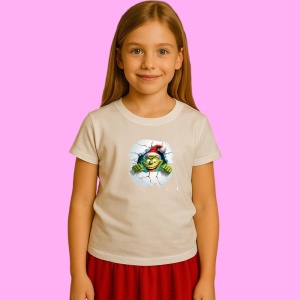 Tricou Grinch Cu Fundal Albastru Si Zapada Craciun, din bumbac 100% Copii | Dama | Barbat