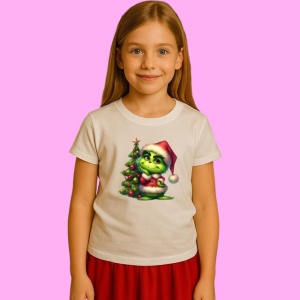 Tricou Grinch Langa Brad Impodobit De Craciun, din bumbac 100%, tricou alb, Copii | Dama | Barbat