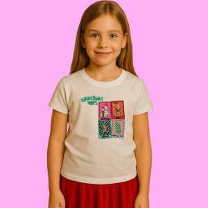 Tricou Grinchmas Vibes Grinch Cindy Lou Who And Max, din bumbac 100%, tricou alb, Copii | Dama | Barbat - Img 2
