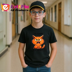 Tricou Grumpy cat deal with it pisica nervoasa mesaj comic, Copii | Dama | Barbat , tricou negru