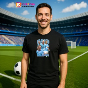 Tricou Haaland Erling Manchester City Goal - Copii | Dama | Barbat - Img 12