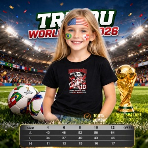 Tricou Hakan Calhanoglu Turkey World Cup Fifa 2026, din bumbac 100%, tricou negru, Copii | Dama | Barbat - Img 4