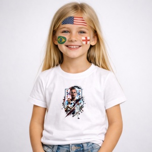 Tricou Harry Kane England World Cup Fifa 2026 V3, din bumbac 100%, tricou alb, Copii | Dama | Barbat - Img 2