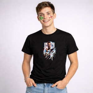 Tricou Harry Kane England World Cup Fifa 2026 V3, din bumbac 100%, tricou negru, Copii | Dama | Barbat