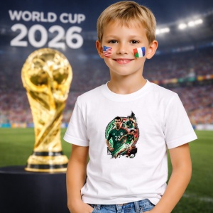 Tricou Hirving Lozano Mexico World Cup Fifa 2026 V2, din bumbac 100%, tricou alb, Copii | Dama | Barbat - Img 5