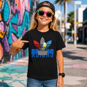 Tricou Homer Simpson Dj Spinning Records Urban Blue Music Vibe, din bumbac 100%, tricou negru, Copii | Dama | Barbat - Img 7