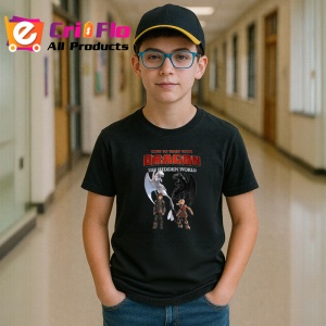 Tricou How to Train Your Dragon legatura unica dintre un baiat si dragonul sau, Copii | Dama | Barbat , tricou negru