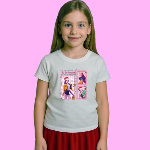 Tricou Huntrix K Pop Hunters Demon Colaj Pink Character Style, din bumbac 100%, tricou alb, Copii | Dama | Barbat - Img 2