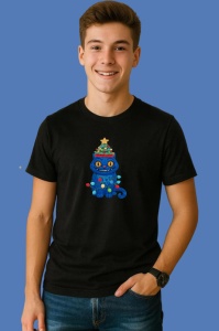 Tricou Huntrix K Pop Hunters Demon Derpy Pisica Glob Decorativ, din bumbac 100%, tricou negru, Copii | Dama | Barbat - Img 3