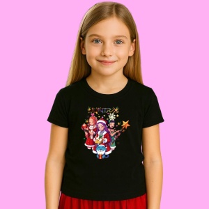 Tricou Huntrix K Pop Hunters Demon Trio Fete Cerc Festiv, din bumbac 100%, tricou negru, Copii | Dama | Barbat - Img 2