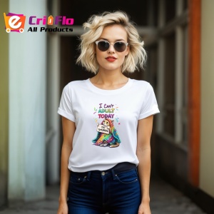 Tricou I Cant Adult Today Try Tomorrow, Copii | Dama | Barbat - Img 12
