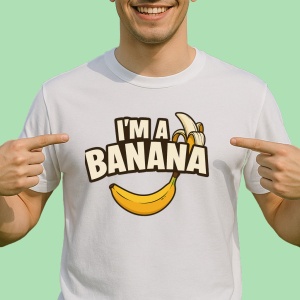 Tricou I m a banana - Copii | Dama | Barbat - Img 2