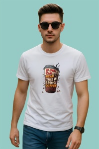 Tricou If You Can Read This Bring Coffee, Copii | Dama | Barbat - Img 2