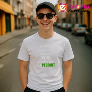 Tricou Imi Iubesc Timpul Liber Mai Ales Cand Sotia Ma Lasa Sa Merg La Pescuit, din bumbac 100%, tricou alb, Dama | Barbat - Img 3
