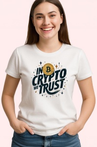 Tricou in crypto we trust, in crypto avem incredere, Copii | Dama | Barbat - Img 4