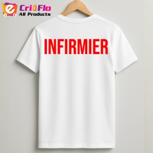 Tricou INFIRMIER, Personalizat | Unisex Dama si Barbat - Img 2