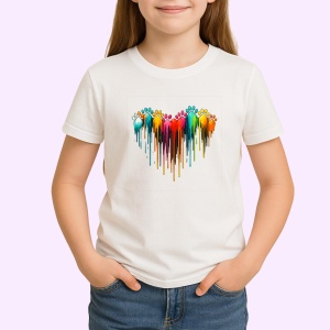 Tricou Inima labute catei - Copii | Dama | Barbat