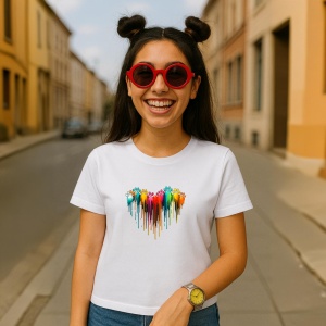 Tricou Inima labute catei - Copii | Dama | Barbat - Img 3