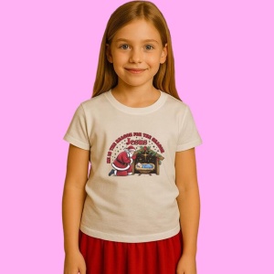 Tricou Jesus Is The Reason For The Season Ieslea, din bumbac 100%, tricou alb, Copii | Dama | Barbat - Img 2