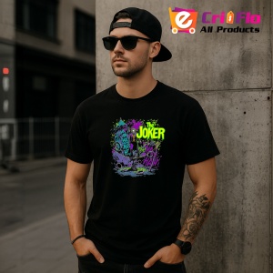 Tricou Joker carnaval haotic stil stropi, Copii | Dama | Barbat , tricou negru - Img 11