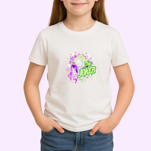 Tricou joker efect topire contrast intens, Copii | Dama | Barbat - Img 3