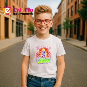 Tricou joker explozie rosie atitudine dura, Copii | Dama | Barbat